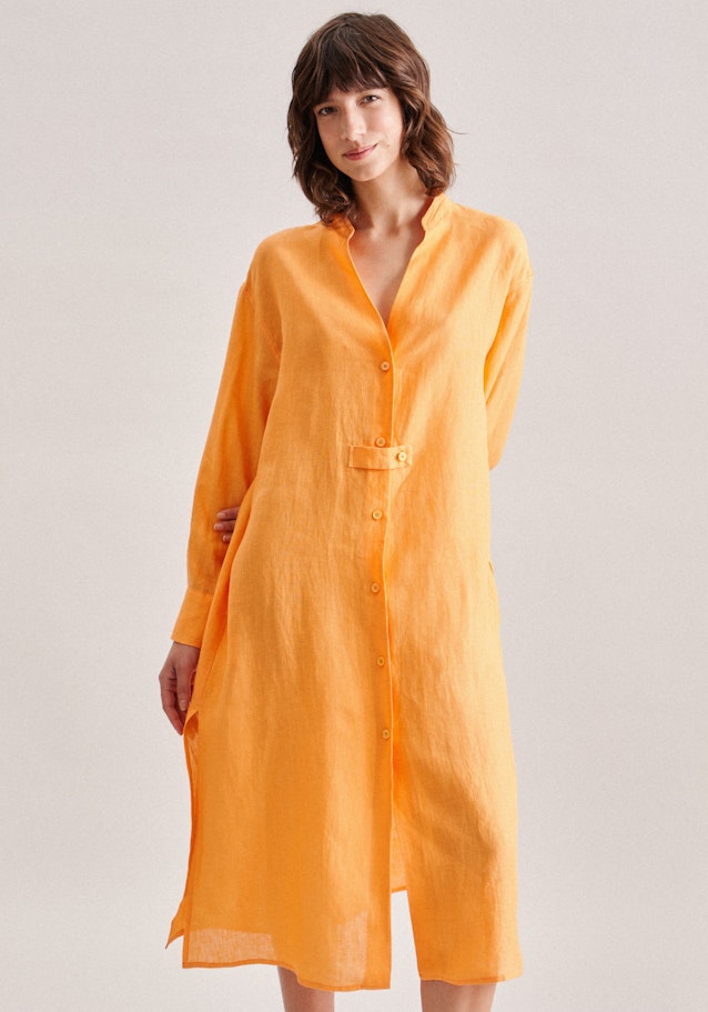 Leinen Maxi Kleid in Orange | Seidensticker Onlineshop
