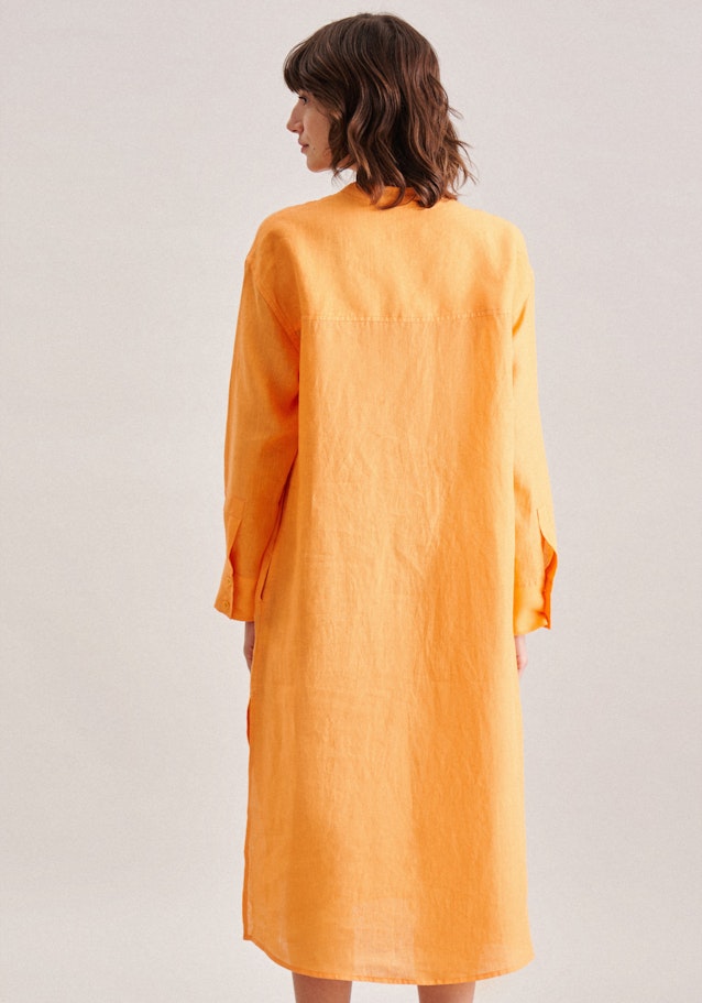 Leinen Maxi Kleid in Orange | Seidensticker Onlineshop
