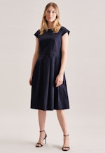 Robe Regular Manche Courte in Bleu Foncé |  Seidensticker Onlineshop