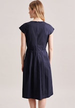 Robe Regular Manche Courte in Bleu Foncé |  Seidensticker Onlineshop