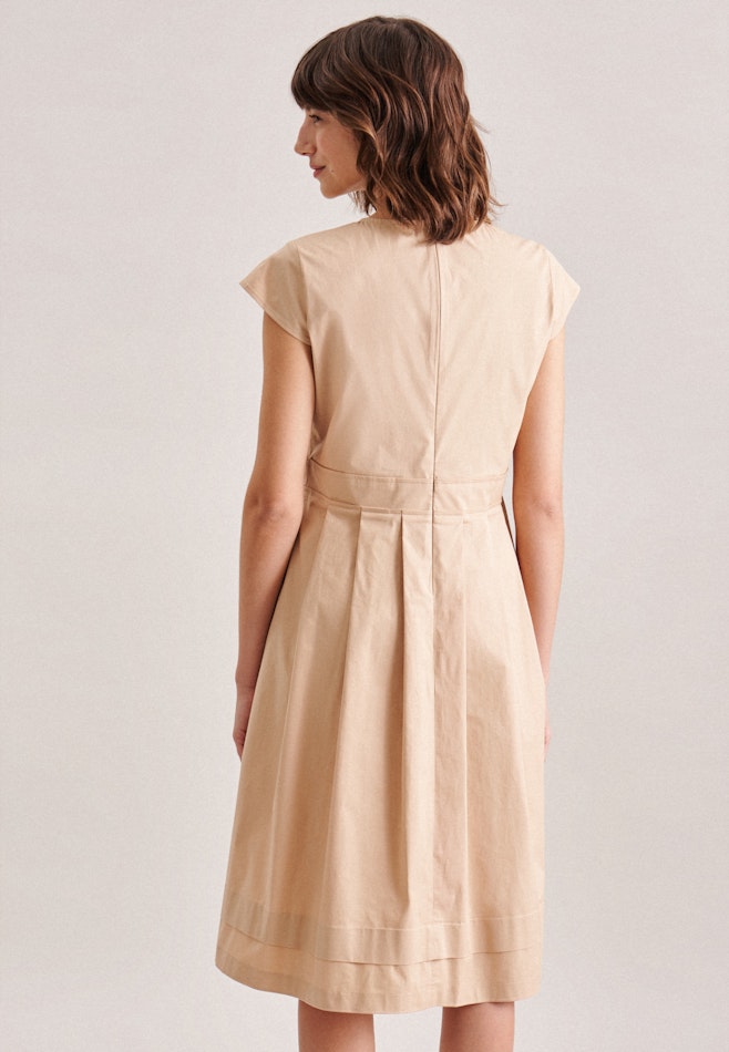 Crew Neck Dress in Beige | Seidensticker Onlineshop