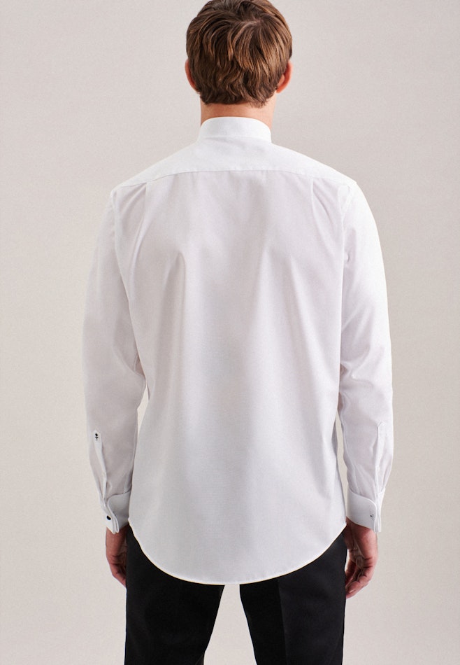 Regular Tuxedo shirt Uni in White | Seidensticker online shop