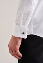 Regular Smokinghemd Uni in Weiß |  Seidensticker Onlineshop