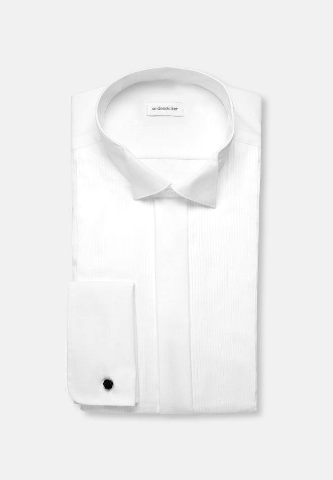 Regular Smokinghemd Uni in Weiß | Seidensticker Onlineshop