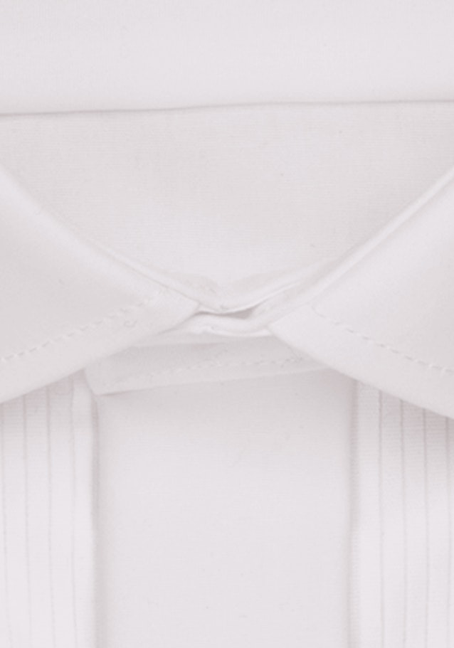Bügelfreies Popeline Smokinghemd in Regular mit Kentkragen in Weiß |  Seidensticker Onlineshop