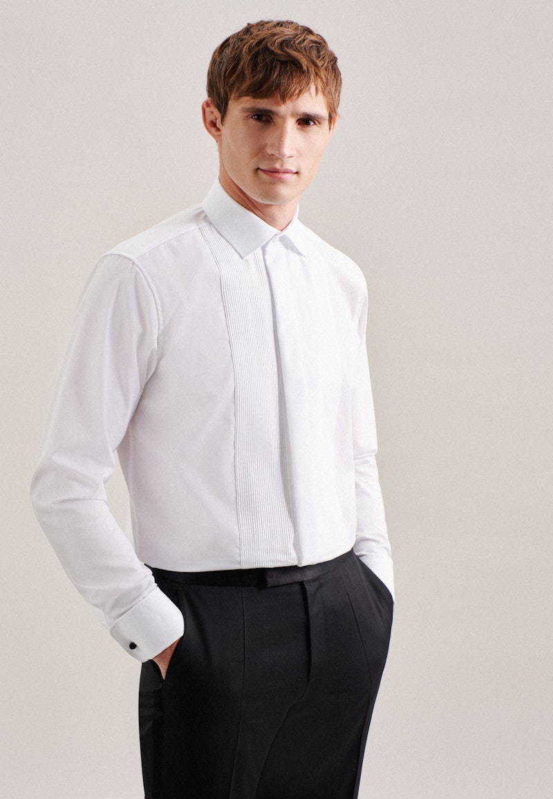 Non-iron Poplin Gala Shirt in Regular with Kent-Collar