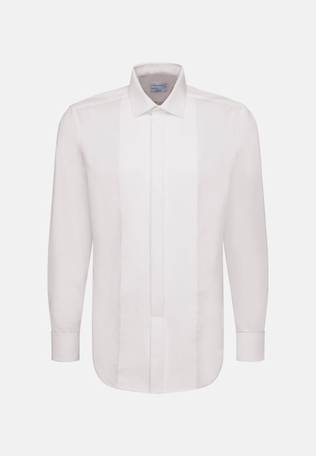 Chemise de soirée Regular Popeline Col Kent in Blanc |  Seidensticker Onlineshop