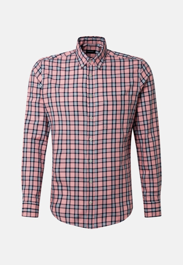 Chemise casual in Regular with Col Boutonné in Rose Fuchsia |  Seidensticker Onlineshop