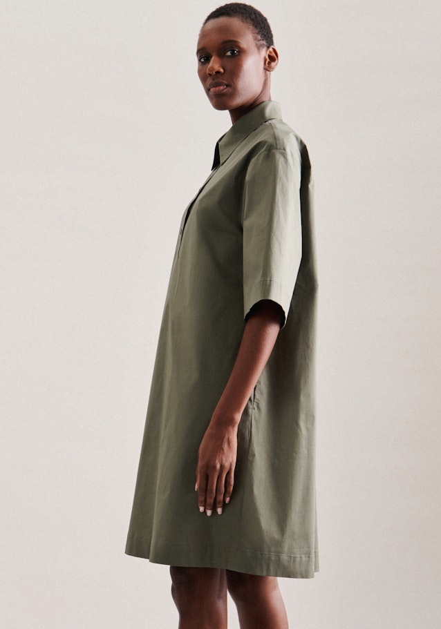 Collar Dress in Green |  Seidensticker Onlineshop