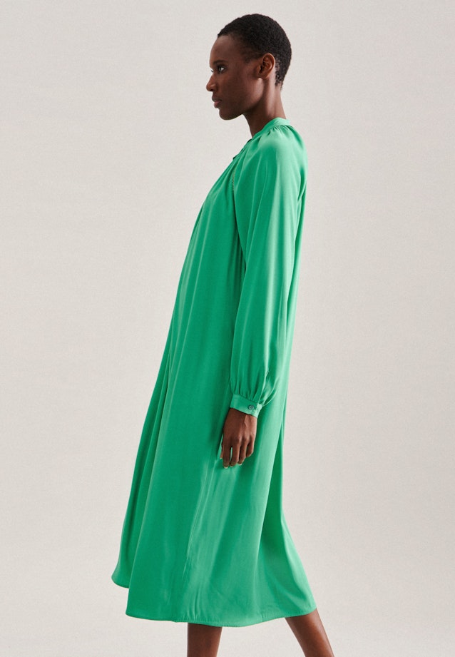 Krepp Midi Kleid in Grün |  Seidensticker Onlineshop