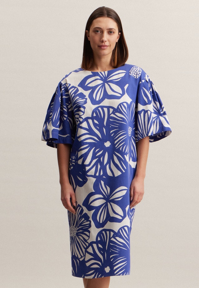 Robe Regular Manche Courte in Bleu Moyen |  Seidensticker Onlineshop