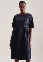 Crew Neck Dress in Dark Blue |  Seidensticker Onlineshop