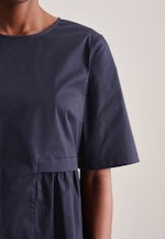 Crew Neck Dress in Dark Blue |  Seidensticker Onlineshop