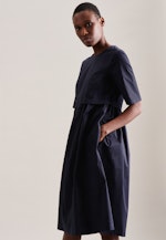 Crew Neck Dress in Dark Blue |  Seidensticker Onlineshop