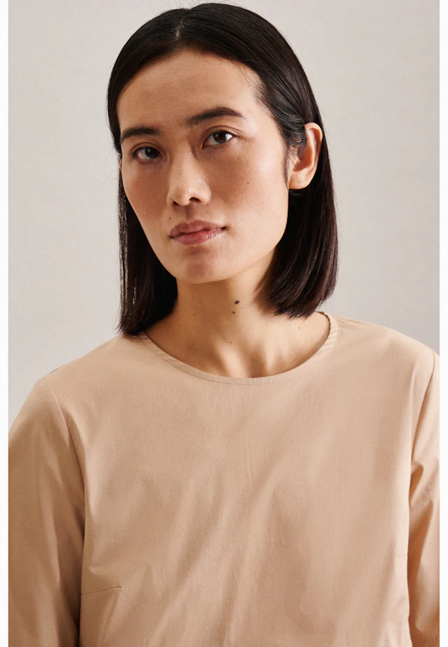 Kleid Uni in Beige |  Seidensticker Onlineshop