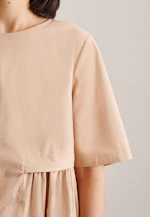 Kleid Uni in Beige |  Seidensticker Onlineshop