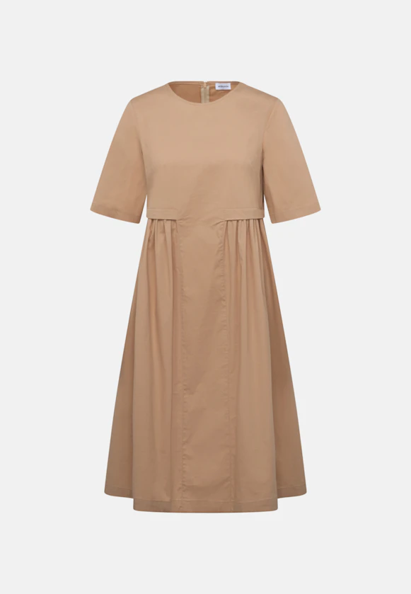 Kleid Uni in Beige |  Seidensticker Onlineshop