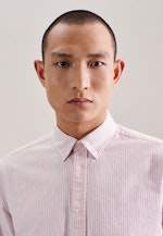 Oxford Casual Hemd in Regular mit Button-Down-Kragen in Rosa/Pink |  Seidensticker Onlineshop