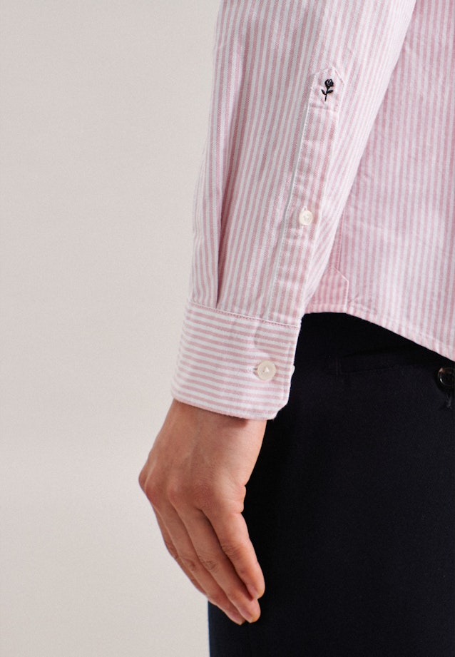 Oxford Casual Hemd in Regular mit Button-Down-Kragen in Rosa/Pink |  Seidensticker Onlineshop
