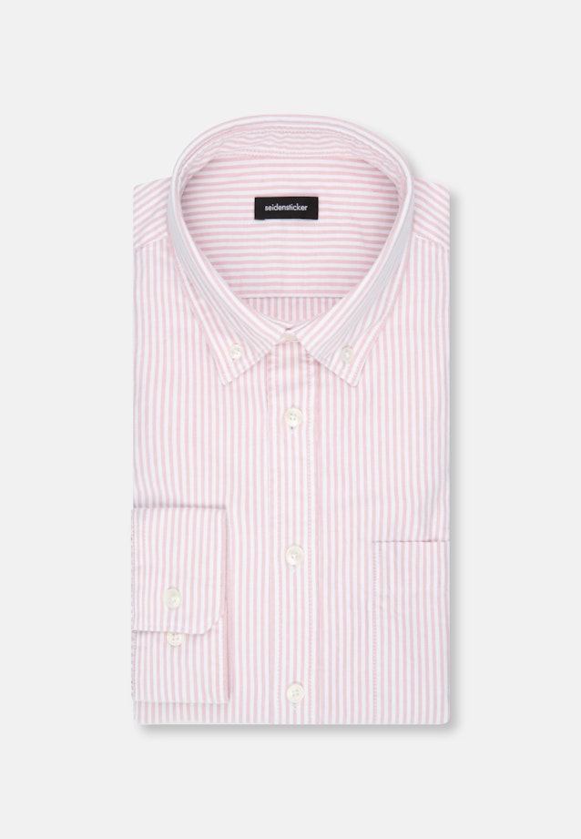 Regular Chemise décontractée rayures in Rose Fuchsia |  Seidensticker Onlineshop