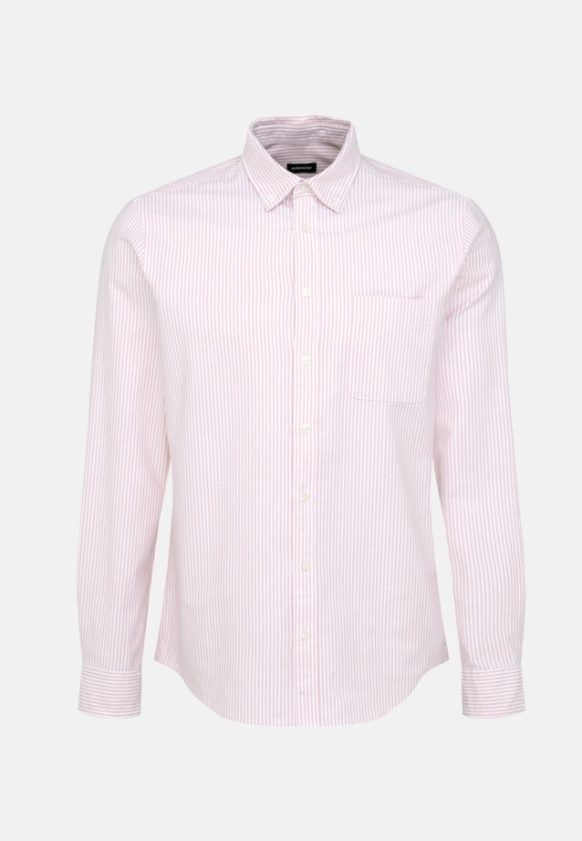 Oxford Casual Hemd in Regular mit Button-Down-Kragen in Rosa/Pink |  Seidensticker Onlineshop