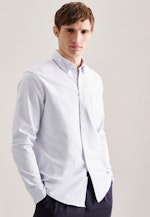 Casual Shirt in Regular with Button-Down-Collar in Light Blue |  Seidensticker Onlineshop