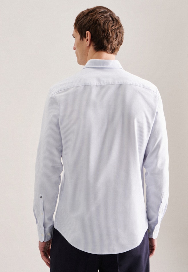 Casual Shirt in Regular with Button-Down-Collar in Light Blue | Seidensticker online shop