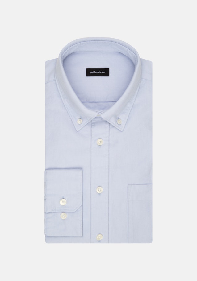 Casual Shirt in Regular with Button-Down-Collar in Light Blue |  Seidensticker Onlineshop