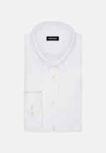 Regular Chemise décontractée Uni in Blanc |  Seidensticker Onlineshop