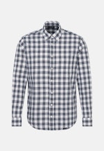 Twill Casual Hemd in Regular mit Button-Down-Kragen in Dunkelblau |  Seidensticker Onlineshop