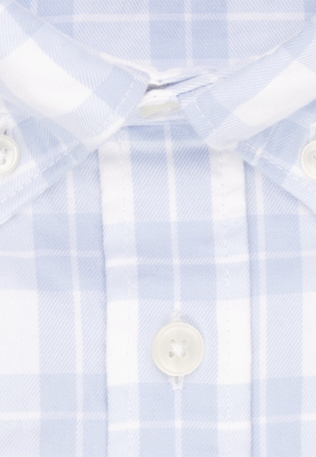 Casual overhemd in Regular with Button-Down-Kraag in Lichtblauw |  Seidensticker Onlineshop