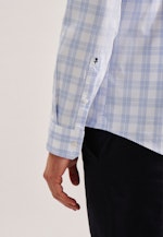 Twill Casual Hemd in Regular mit Button-Down-Kragen in Hellblau |  Seidensticker Onlineshop