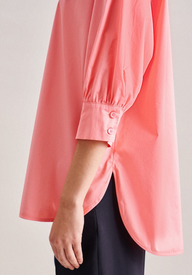 3/4-sleeve Poplin Slip Over Blouse in Pink |  Seidensticker Onlineshop