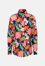 Hemdbluse Druck in Dunkelblau |  Seidensticker Onlineshop