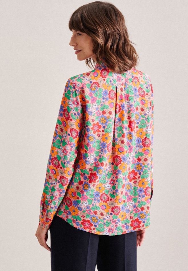 Long sleeve Crepe Shirt Blouse in Pink | Seidensticker Onlineshop