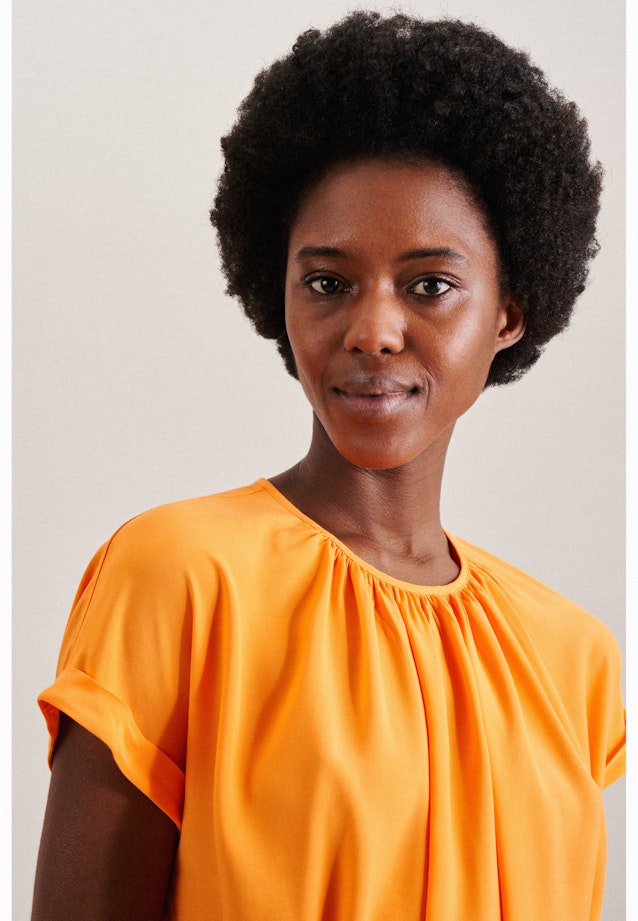 Crew Neck Dress in Orange |  Seidensticker Onlineshop
