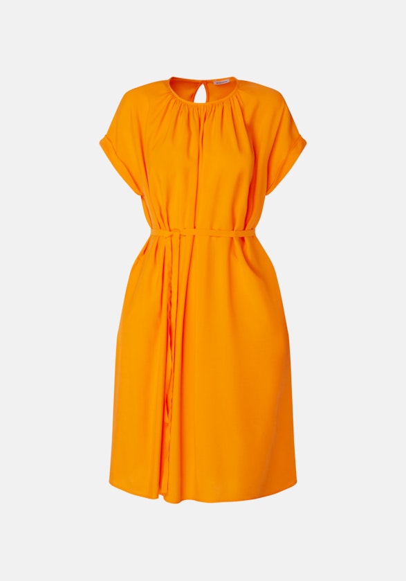 Crew Neck Dress in Orange |  Seidensticker Onlineshop