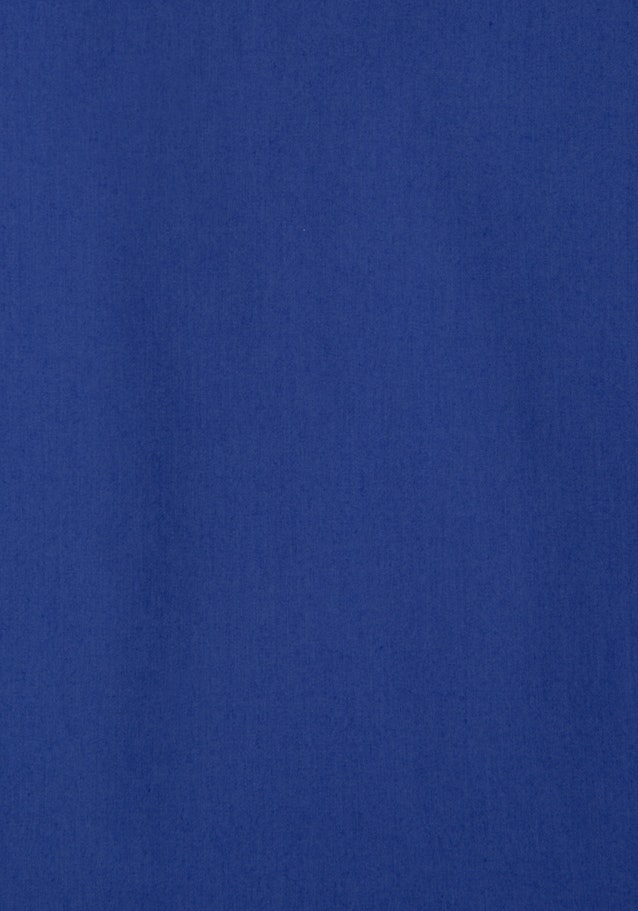 lange Arm Satin Shirtblouse in Middelmatig Blauw |  Seidensticker Onlineshop