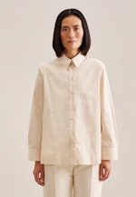 lange Arm Satin Shirtblouse in Ecru |  Seidensticker Onlineshop