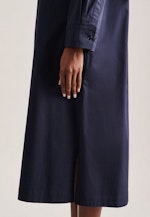 Satin Maxi Kleid in Dunkelblau |  Seidensticker Onlineshop