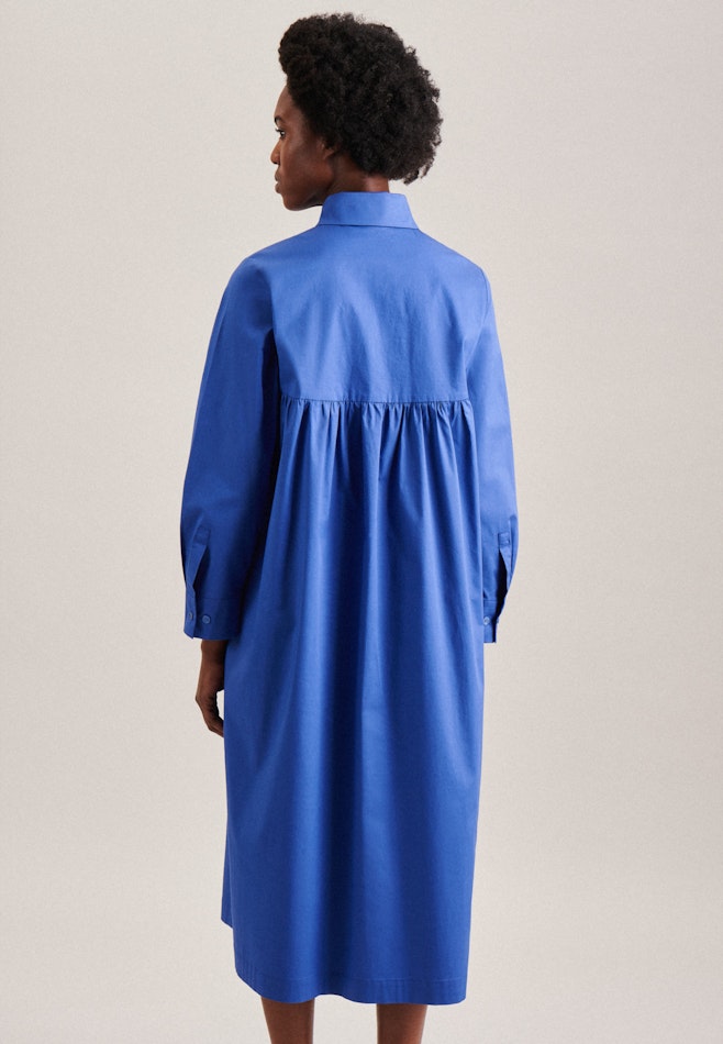 Collar Dress in Medium Blue | Seidensticker Onlineshop