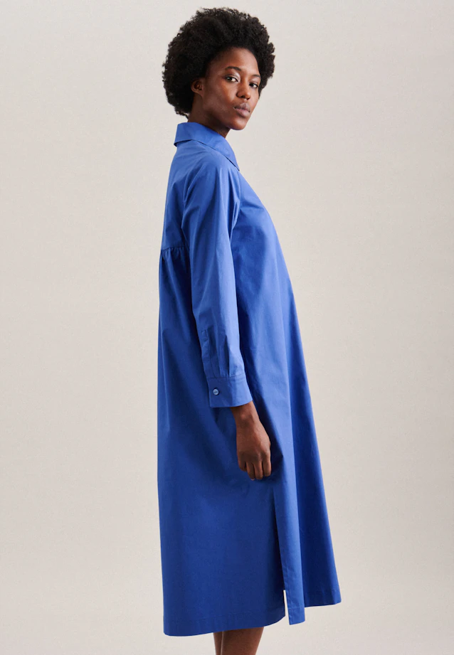 Robe Uni in Bleu Moyen |  Seidensticker Onlineshop