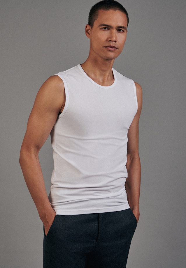 2er-Pack Rundhals T-Shirt in Weiß |  Seidensticker Onlineshop