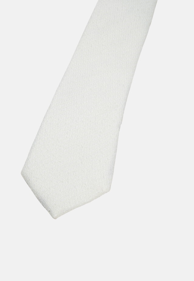 Breit (7cm) Krawatte Uni in Ecru |  Seidensticker Onlineshop
