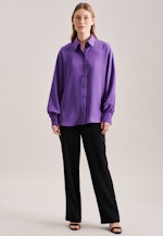 Crepe Shirt Blouse in Purple |  Seidensticker Onlineshop