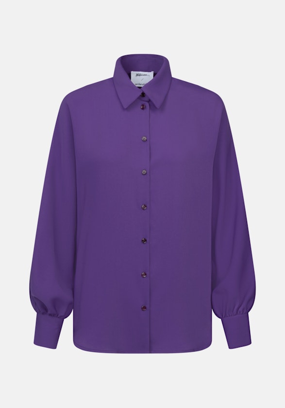 Crepe Shirt Blouse in Purple |  Seidensticker Onlineshop