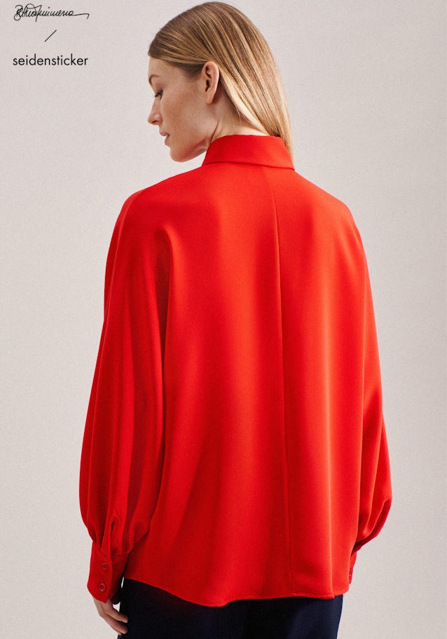 Crepe Shirt Blouse in Red | Seidensticker Onlineshop