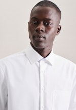Regular Chemise d'affaires Uni in Blanc |  Seidensticker Onlineshop