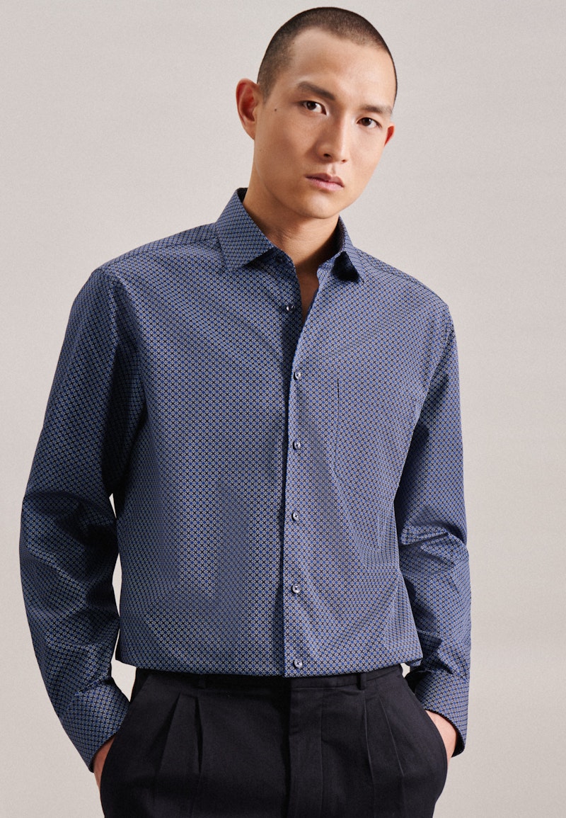 Business Shirt in Comfort with Kent-Collar