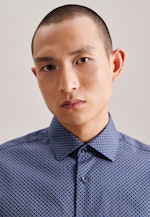 Comfort Chemise d'affaires Imprimé in Bleu Foncé |  Seidensticker Onlineshop